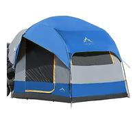 GoHimal SUV Tent for Camping, Waterproof PU3000mm Spacious Double Layer Design for 5-8 Person, Includes Rainfly and Storage Bag, 8FT L x 8FT W x 7.2FT H