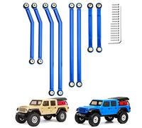 GoHobby High Clearance Front Links Set for Axial SCX24 Gladiator AXI00005, 8PCS (Blue)