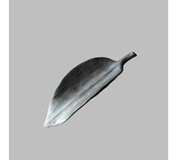 Gohobi Black and Gold Ceramic Gongfu Tea Spoon - Handmade Japanese-Inspired Tea Tool with Gilt Kiln Glaze - Elegant Gongfu Accessory (A)