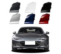 Goholy Car Front Bumper Tow Hook Cover Compatible with Mazda MX-5 Miata MX5 2016 2017 2018 2019 2020 2021 2022 2023 Trailer Cover Cap N24350A11 Tow Hook Cap Towing Eye Cap Black