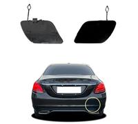 Goholy Car Rear Bumper Tow Hook Cover Compatible with Mercedes-Benz C-Class W205 C180 C200 C220 C250 C280 C300 C320 C350 2014 2015 2016 2017 2018 Trailer Cover Cap 2058850224 Small Lid Towing Eye Cap