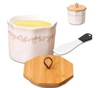 Gohytal French Butter Dish 280 g French Butter Dish Water Cooled with Water Cooling French Butter Bell