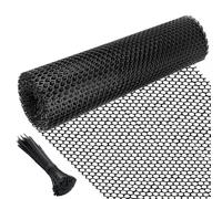 Gohytal Plastic Mesh 40 cm x 6 m, Plastic Fence, Plastic Poultry Fence, Hexagonal Mesh for Balcony, Garden, Chicken Wire, Rabbit Wire, Dog Fence, Cat Net, Balcony and Plant Protection, Holes 3 mm