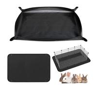 Gohytal Waterproof Pet Playpen Mat, 150 x 100 cm Waterproof PIPI Underlay, Guinea Pig Floor Mats, Reusable Pipipads Small Animal Mats for Rabbits, Hamsters, Puppies, Ferrets