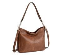 GOIACII Womens Large Leather Hobos Crossbody Bag with Adjustable Strap Fashion Handbag for Work Travel Daily Use