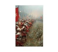 GOIAEGAG Battle of Agincourt Longbowmen Canvas Poster Bedroom Decor Landscape Office Room Decor Gift 12x18inch(30x45cm)