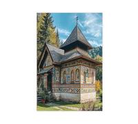GOIAEGAG Bucovina Bliss, Iconic Frescoes Canvas Poster Wall Art Decor Print Picture Paintings for Living Room Bedroom Decoration 12x18inch(30x45cm)