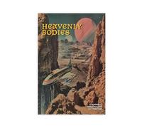 GOIAEGAG Retro Sci-Fi Space Exploration Art Print Canvas Poster Bedroom Decor Landscape Office Room Decor Gift 16x24inch(40x60cm)
