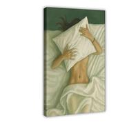 GOIAEGAG Sensual Bedroom - Intimate Feminine Nude Canvas Poster Bedroom Decor Landscape Office Room Decor Gift 24x36inch(60x90cm)