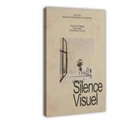 GOIAEGAG Silence Visuel Exhibition Print Canvas Poster Bedroom Decor Landscape Office Room Decor Gift 12x18inch(30x45cm)