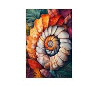 GOIAEGAG Solomon Islands Shell Money Art Print Canvas Poster Wall Art Decor Print Picture Paintings for Living Room Bedroom Decoration 24x36inch(60x90cm)