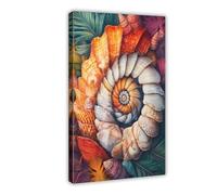 GOIAEGAG Solomon Islands Shell Money Art Print Canvas Poster Wall Art Decor Print Picture Paintings for Living Room Bedroom Decoration 24x36inch(60x90cm)
