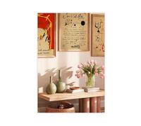 GOIAEGAG Surreal Abstract Art Print Set_ French Poetry Canvas Poster Bedroom Decor Landscape Office Room Decor Gift 08x12inch(20x30cm)