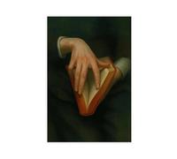 GOIAEGAG The Quiet Touch - Sensual Vintage Book Canvas Poster Wall Art Decor Print Picture Paintings for Living Room Bedroom Decoration 08x12inch(20x30cm)