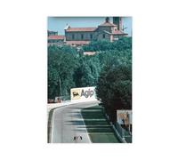 GOIAEGAG Vintage Formula 1 Poster, Ayrton Senna, Retro F1 Photography, Formula 1 Canvas Poster Wall Art Decor Print Picture Paintings for Living Room Bedroom Decoration 08x12inch(20x30cm)