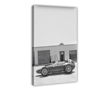 GOIAEGAG Vintage Formula 1 Poster, Ferrari, Retro F1 Photography Canvas Poster Wall Art Decor Print Picture Paintings for Living Room Bedroom Decoration 24x36inch(60x90cm)