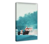GOIAEGAG Vintage Formula 1 Poster, Michael Schumacher (2) Canvas Poster Wall Art Decor Print Picture Paintings for Living Room Bedroom Decoration 20x30inch(50x75cm)