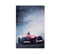 GOIAEGAG Vintage Formula 1 Poster, Michael Schumacher, Retro F1 Photography Canvas Poster Wall Art Decor Print Picture Paintings for Living Room Bedroom Decoration 20x30inch(50x75cm)
