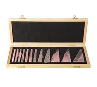 Goick Angle Block Gauge-12Pcs Angle Block Manganese Steel High Precision Machinist Lathe Measuring Tool(12Pcs)