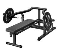 GOIMU Chest Press Machine, Z1-PRO Weight Bench Press Machine with Independent Converging Arms, Adjustable Flat Incline Bench Press for Chest, AB Workout Home Gym Equipment(Black)