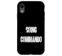 Going Commando Military Slang Tactical Text Design Case for iPhone XR