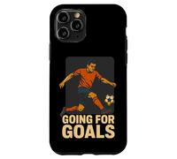 Going for Goals Motivational Soccer Player Kick Quote Case for iPhone 11 Pro