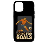 Going for Goals Motivational Soccer Player Kick Quote Case for iPhone 12/12 Pro
