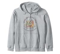 Going on Stupid Walk for My Dumb Mental Brain Health Snail 1 Zip Hoodie