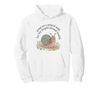 Going on Stupid Walk for My Dumb Mental Brain Health Snail 2 Pullover Hoodie