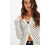 Going Places Printed Cardi by Intimately at Free People in Ivory, Size: XS - female