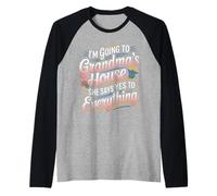 Going to Grandma’s She Always Says Yes - Raglan Baseball Tee