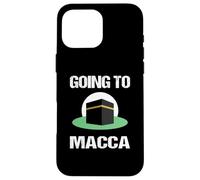 Going to Makkah- Islamic Hajj Umrah Pilgrimage, macca Case for iPhone 16 Pro Max
