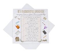 Going to University Card for Daughter, Leaving for Uni Card, Moving Away Good Luck Poem Verse
