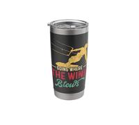 Going Where The Wind Blows Stainless Steel Insulated Tumbler