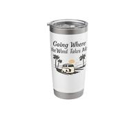 Going Where the Wind Takes Me Stainless Steel Insulated Tumbler