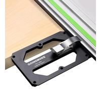 GOINGMAKE Compact Guide Rail Square with Edge Support,Track Saw Square,Track Saw Rail Square Guide,90 Degree Right Angle Guide Compatible with Festool and Makita for Fast, Easy Square Cuts