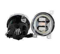 GOINTDJD Fog Lamp 2 Pcs For LED Fog Light Assembly Angel Eye DRL Canbus Car Front Bumper Daytime Running Lamp For VW UP! UP 2011-2020(White and Red)