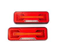 GOINTDJD Fog Lamp 2Pcs 12V 24V For LED Light For Car Rear Tail Light Turn Signal Brake Reverse Flowing Lamp Waterproof Trailer Truck Tractor Reflector