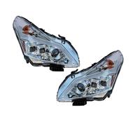 GOINTDJD Headlight Headlights 2 Piece LED DRL Turn Signal High Beam Angel Eye Projector Lens Headlight For Infiniti G25 G37 G35 Q40 2003-2015 Headlights(Silver)