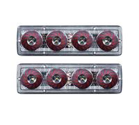 GOINTDJD Rear Light 2Pcs For Trucks Buses Tractors Lorries Pickups And RVs LED Taillights Turn Signals Brake And Reversing Lights Trailer Lights(D)