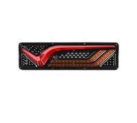 GOINTDJD Rear Light 2pcs Guiding Tail Truck Brake Lights Led Electronic Fog Lamp 24/12v Flow Turn Signals Car Taillights Trailer Lights(12V)