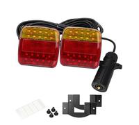 GOINTDJD Rear Light High Lumens Tail Light For Caravan RV Camper Lorry Truck Magnetic Erou/US Wired/Wireless Trailer Signal Warning Brake Lamp Trailer Lights(US Wired)