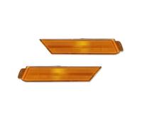 GOINTDJD Tail Lights For Chevrolet For Camaro 2010-2015 No Bulb Smoked/Amber Red Clear Lens Car Front Rear Bumper Side Marker Light Cover Housings