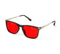 Goiteia 100% Red Blue Light Glasses - Sleep Glasses for Total Blue and Green Light Blocking - Dual AR Coatings-Relieve Eye Strain & Improve Sleep