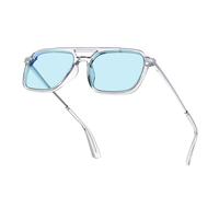 Goiteia Blue Light Glasses for Woman Men-Light Blue Tint Sunglasses UV Protection-Ease Computer and Digital Eye Strain-Ultra Light & Spring Hinges for Better Comfor