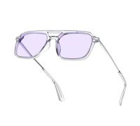 Goiteia Blue Light Glasses for Woman Men-Light Purple Tint Sunglasses UV Protection-Ease Computer and Digital Eye Strain-Ultra Light & Spring Hinges for Better Comfor