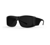 Goiteia Super Dark Fit over Sunglasses-Polarized wrap around sunglasses Side shields with peripheral vision windows, 360 Degree Sun Protection, 100% UV400 Protection