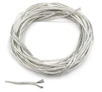 GOIYZTTR 10 Meter 20AWG Transparent Electrical Wire 2 Core Flat Electrical Wire Flexible PVC Extension Cable for Low Power Appliances