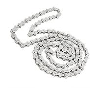 GOIYZTTR 9 Speed Bicycle Chain, 116 Links Bicycle Chain for Mountain Bikes, Bicycles, Racing Bikes, Road Bikes, Anti-Rust, 1/2 x 3/32 Inches (Silver)