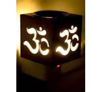 Gojeeva Kapoor Dani Wooden Electrical Camphor Diffuser with On/Off Switch to Toggle Between Burner and Lamp_D27